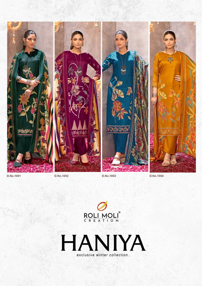 Roli Moli Haniya Pashmina Dress Material Wholesale Online