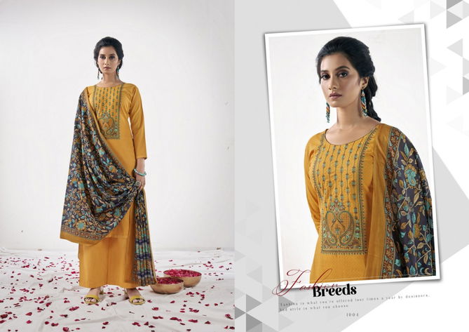 Yashika Taanya Fancy Regular Wear Cambric Cotton Printed Designer Dress Material Collection