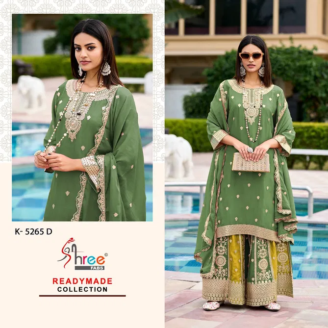 Shree Fabs K 5265 Chinon Pakistani Ready Made Salwar Suits Wholesale Market In Surat