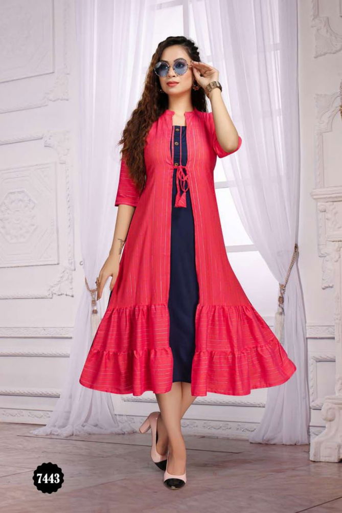 Beauty Queen Ladali 2 Fancy Designer Party Wear Rayon Kurti Collection