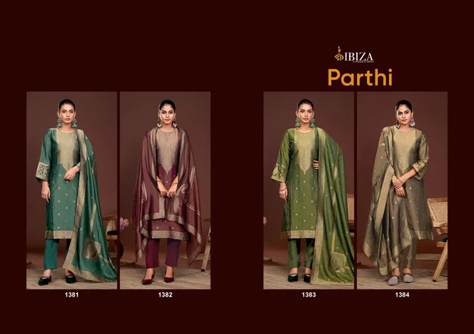 Parthi By Ibiza Banglory Silk Designer Salwar Kameez Wholesalers In Delhi