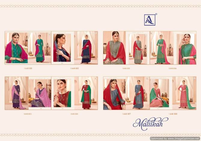 Alok Maliika Exclusive Pretty Designer Heavy Festive Wear Salwar Suit Collection 