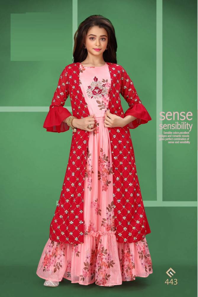 Red Rose 443 Exclusive Wear Silk Wholesale Kids Collection