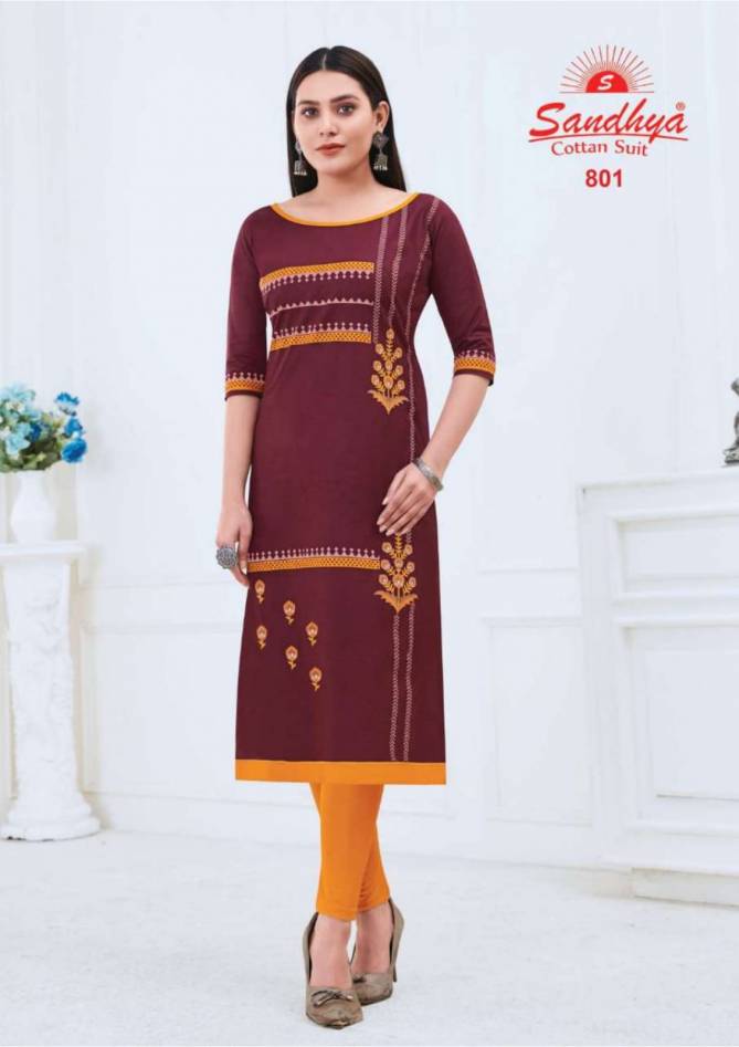 Sandhya Kalakruti 22 Latest Fancy Regular Casual Wear Cotton Printed Kurtis Collection
