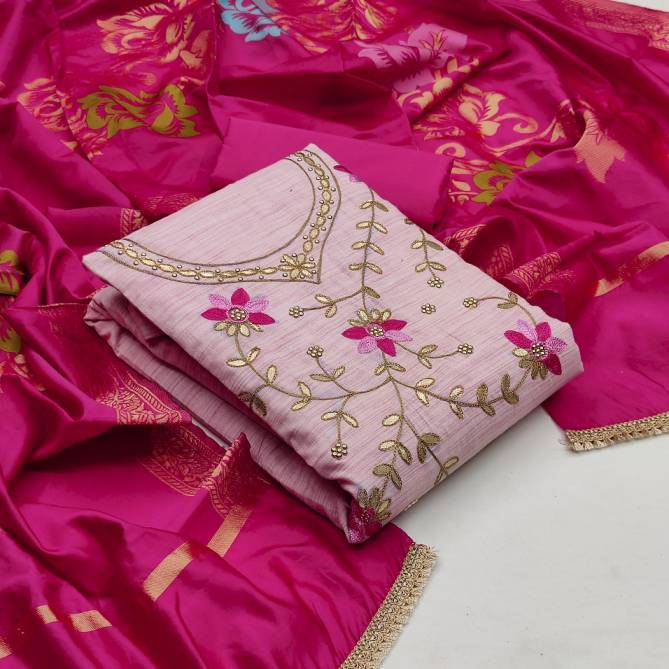 Vandana 4 Latest Fancy Designer Casual Wear Handwork Fancy Cotton Dress Material Collection
