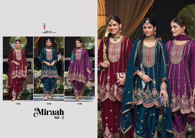 Miraah Vol 2 By Eba Chinon Readymade Suits Suppliers In India