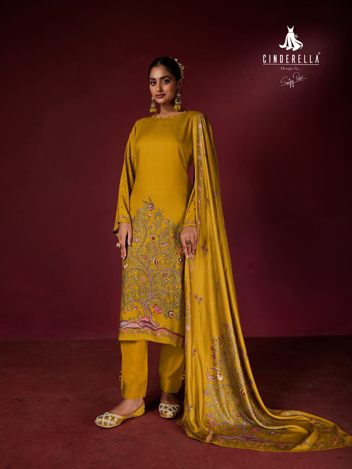 Bandhan By Cinderella Rasiyan Silk Printed Salwar Kameez Wholesale In India