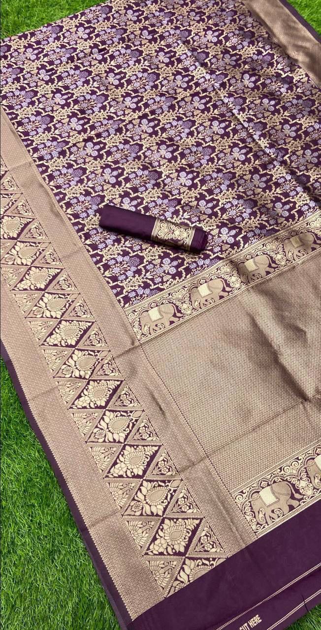 KT 44 Designer Soft Banarasi Silk Sarees Catalog