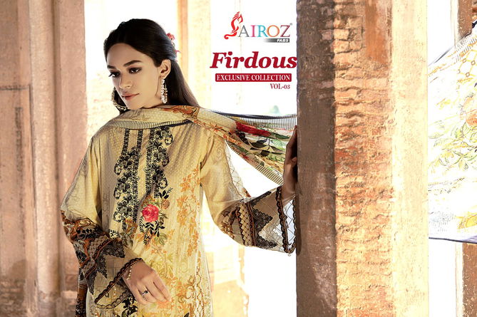 Sairoz Firdous 3 Premium Limited Edition Festive Wear Pakistani Collection
