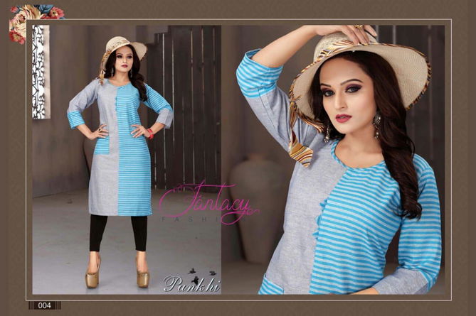 Aagya Pankhi Latest Casual Wear Printed Cotton Kurti Collection
