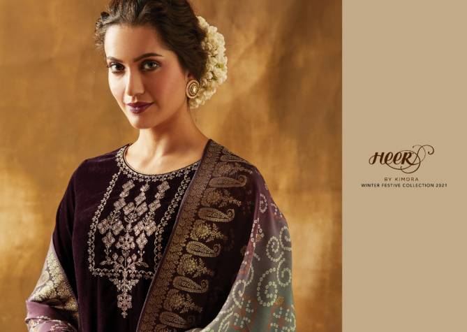 KIMORA BANDHNI Latest Heavy Designer Wedding Wear Pure Spun Silk Jacquard Embroidery with Digital Banadhani Print Salwar Suit Collection 