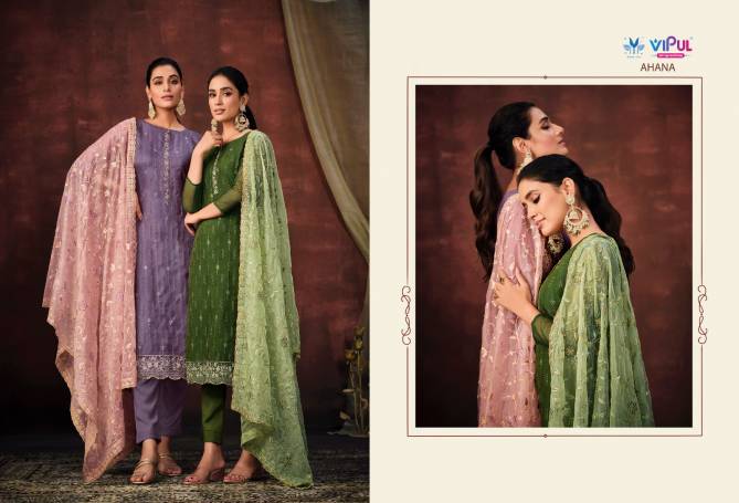 Ahana By Vipul Heavy Designer Salwar Suits Catalog