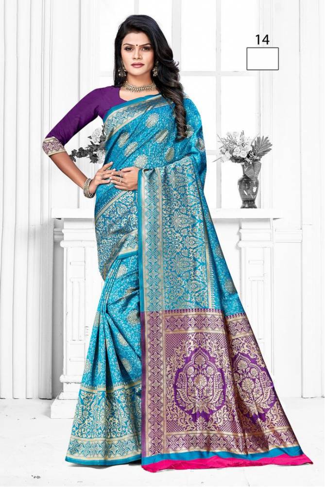 Prakruti Silk 1 Exclusive Wedding Wear Designer Banarasi Jacquard Silk Saree Collection