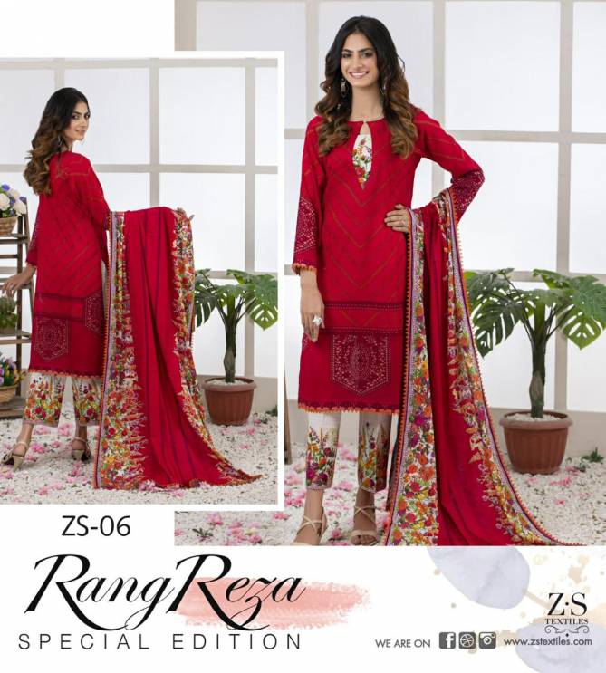 Rang Reza Special Edition 2021 Fancy Casual Wear Karachi Cotton Dress Material Collection
