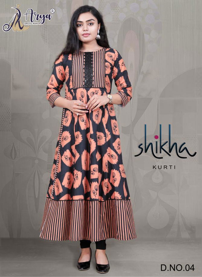 Shikha By Arya Dress Maker Fancy Long Western Kurti Catalog