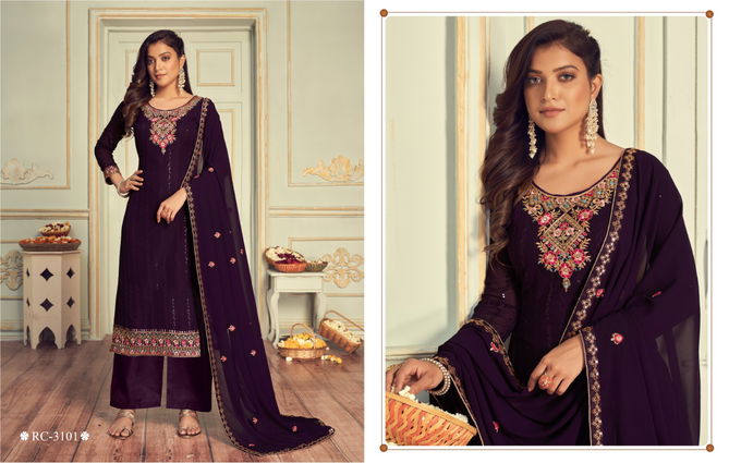 Nazneen Jugni 3101 Series Heavy Festive Wear Fox Georgette Salwar Kameez