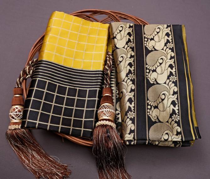 Aab By Haldi Special Soft Lichi Silk Designer Sarees Catalog
