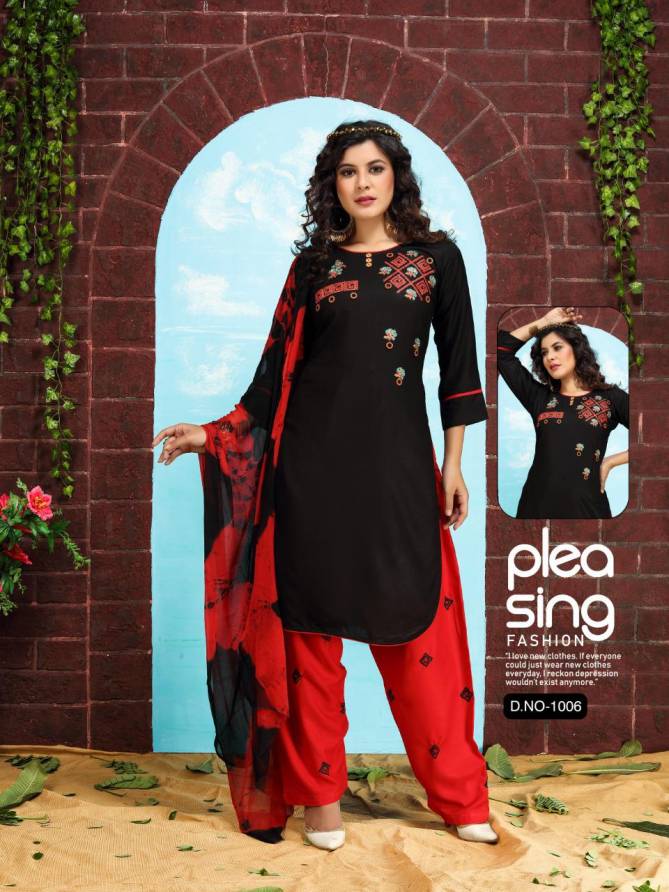 Ft Patiyala Style Vol 1 Latest Daily Wear Embroidered Patiyala Suit Collection  