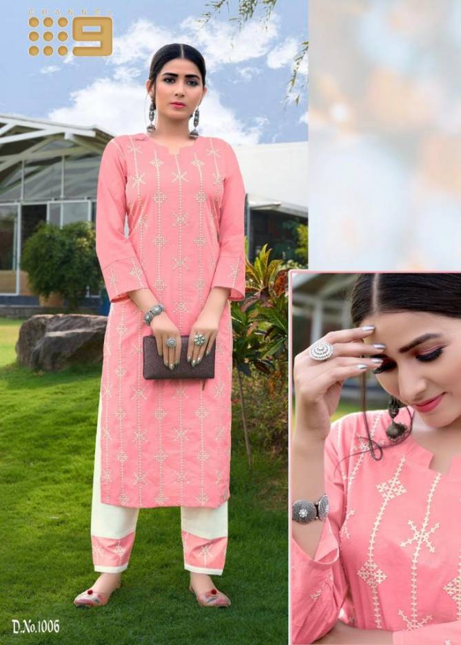 C9 Shaleen Classic Latest Fancy Designer Ethnic Wear Pure Cotton Kurti With Bottom Collection
