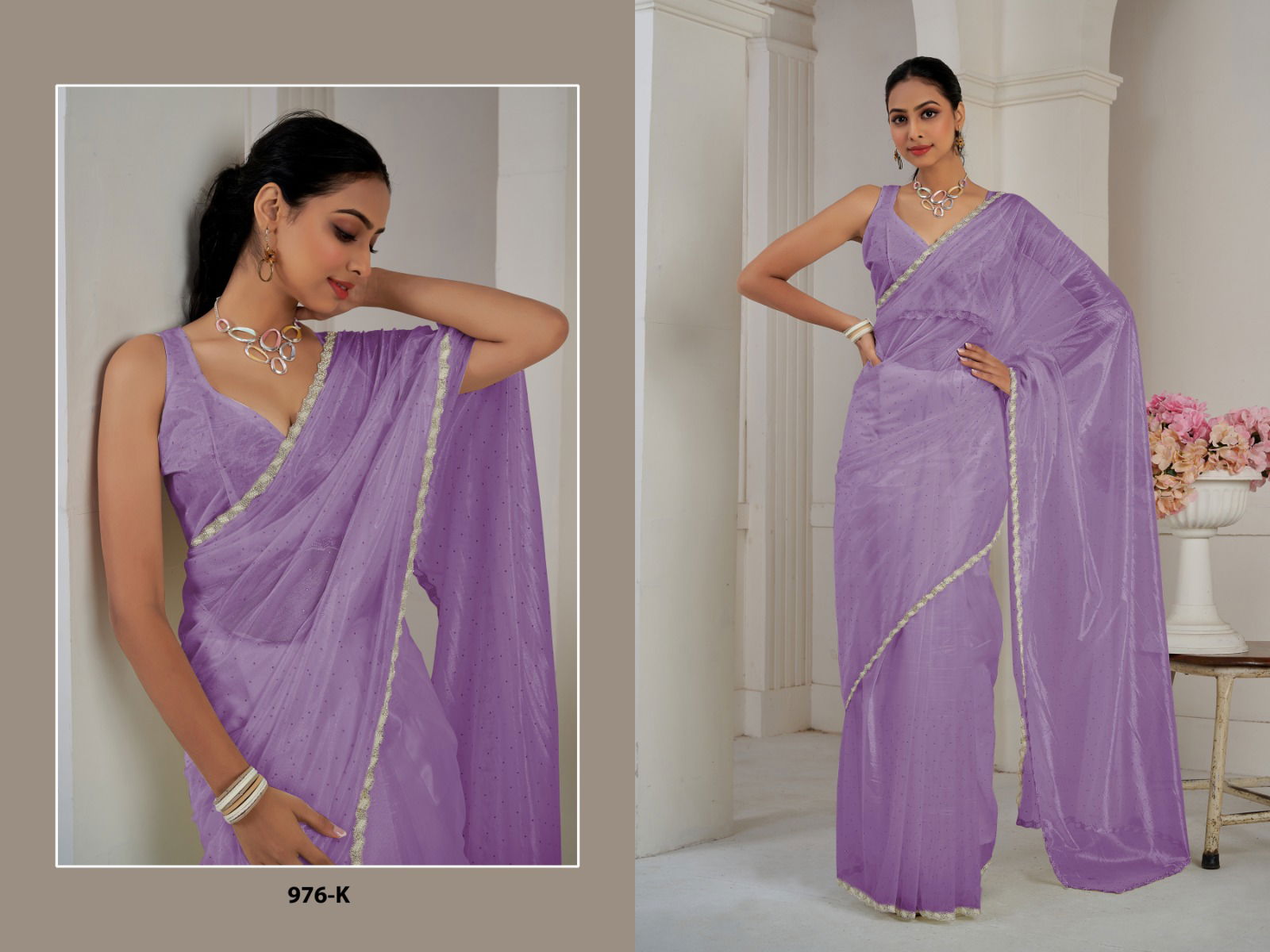 Mehek 976 A TO M Organza Designer Party Wear Sarees Suppliers In India