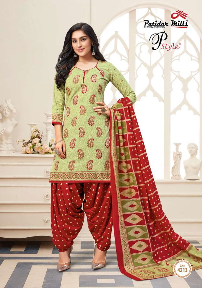 Patidar P Style 42 Latest fancy Designer Regular Wear Printed Cotton Collection