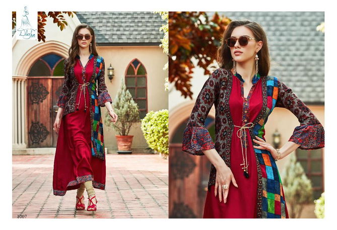 Diksha Roopmasti Latest Fancy Regular Wear Rayon Fancy Long Kurtis Collection
