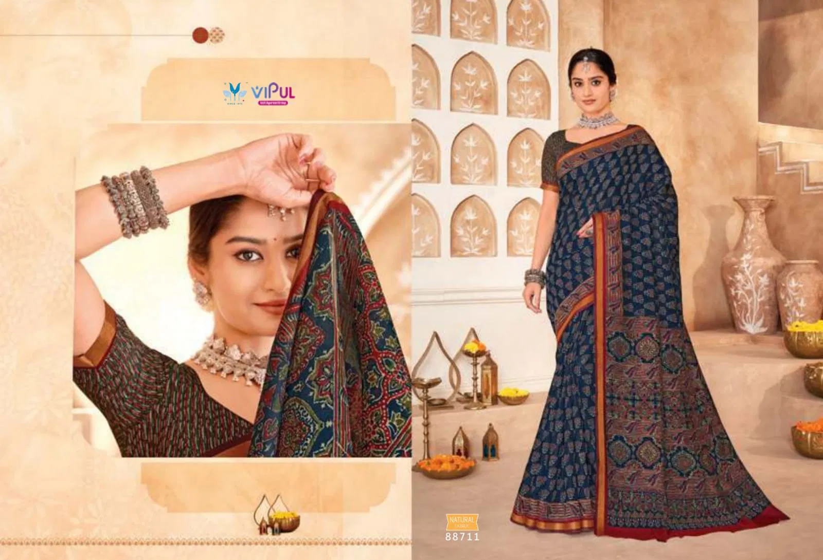 Monalisa By Vipul Fancy Daily Wear Saree Wholesale Price In Surat