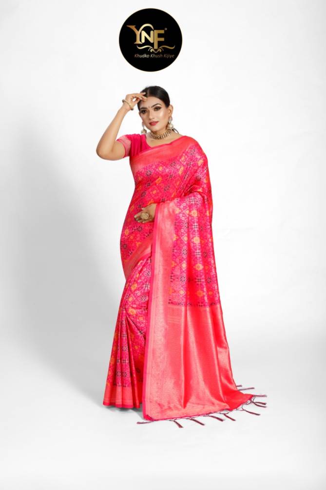 Ynf Mirraw Designer Silk Festive Wear Latest Saree Collection
