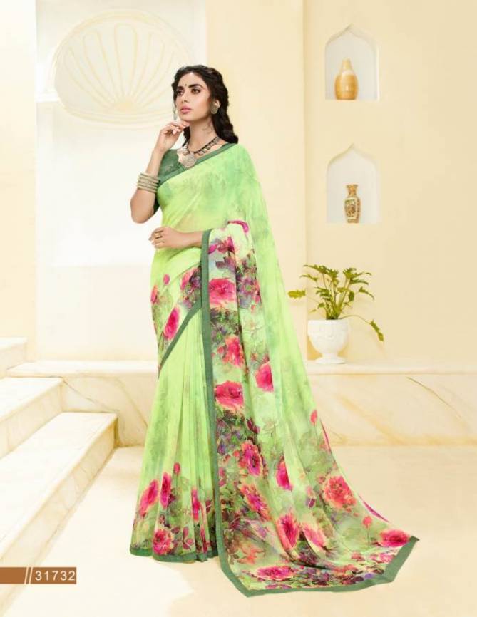 Subhash Gardenia 7 Nx Latest Designer Daily Wear Georgette Saree Collection With Beautiful Print