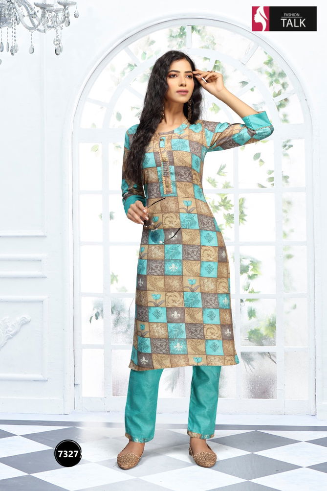 Ft Morni Latest Fancy Designer Ethnic Wear Cotton Printed Kurti With Bottom Collection
