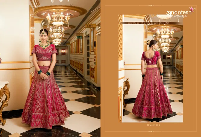 Wedding Bride Vol 2 By Anantesh Velvet Lehenga Choli Suppliers In India