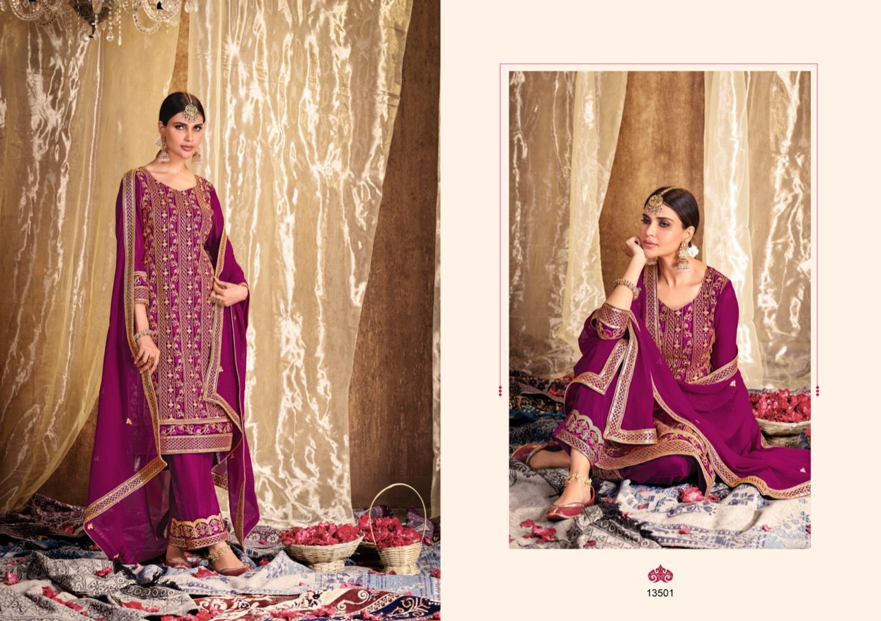 Deepsy Misri Festive Wear Georgette Embroidery Designer Salwar Kameez Collection