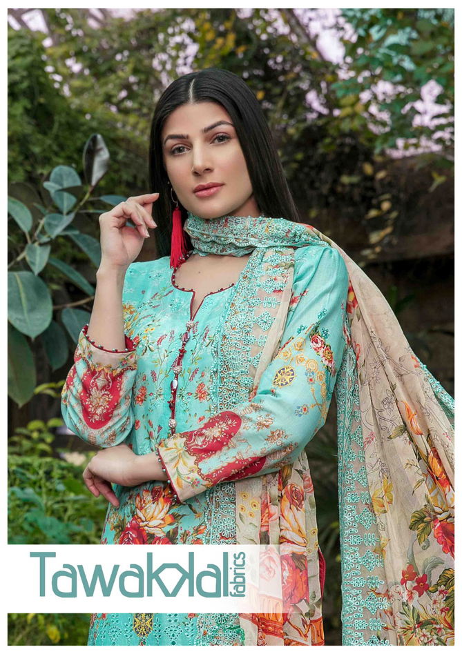 Tawakkal Opulence 4 Karachi Cotton Printed Casual Wear Designer Dress Material Collection
