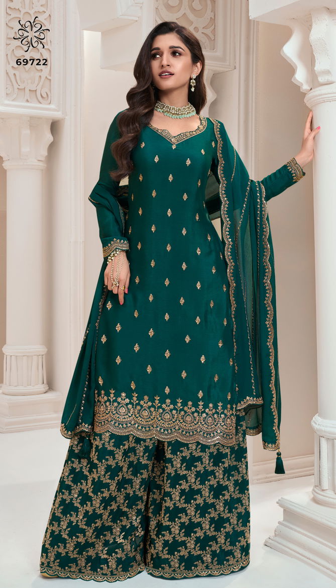 Banno By Vinay Kuleesh Chinon Wedding Wear Salwar Kameez Wholesale Online