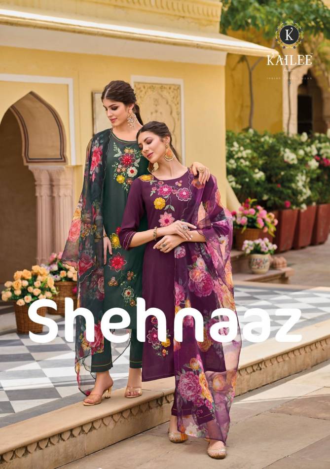 Shehnaaz By Kailee Viscose Silk Readymade Suits Catalog