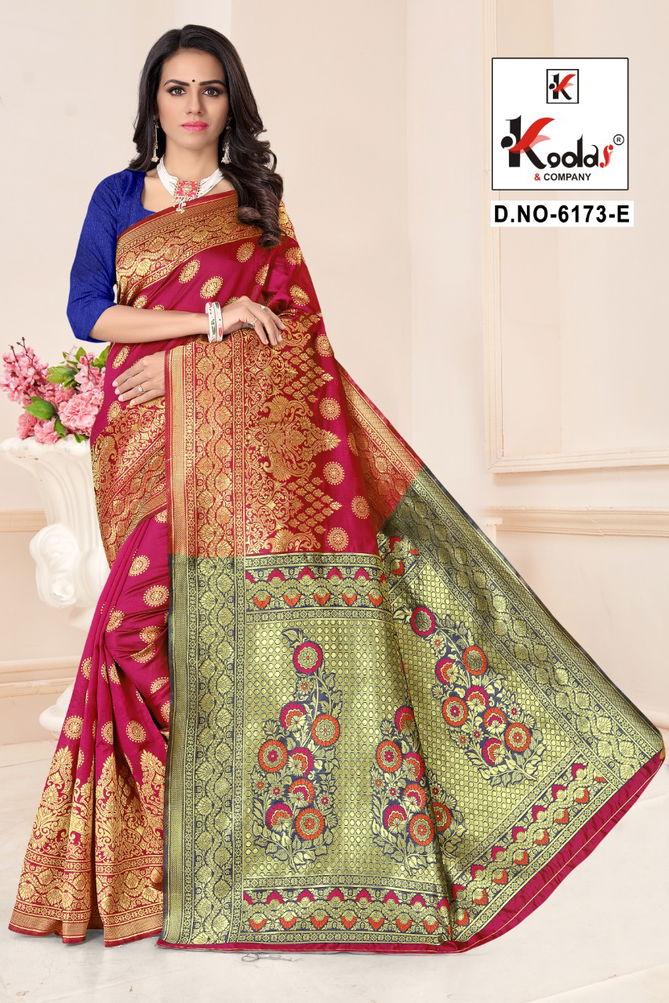 Atrangi 6173 Designer Festive Wear Silk Fancy Saree Collection
