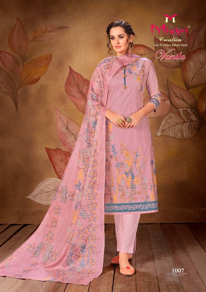 Mishri Vanila Latest Fancy Designer Regular Casual Wear Printed Pure Cotton Collection
