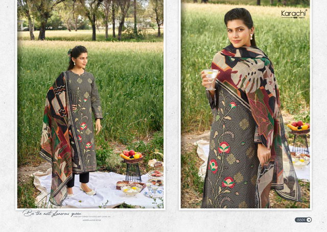 Alfaaz By Kesar Cambric Cotton Digital Printed Dress Material Wholesalers In Delhi
