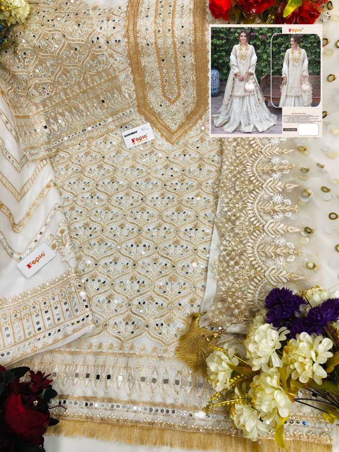 Fepic Rosemeen 39012 Heavy Wedding Wear Georgette Pakistani Salwar Kameez Collection
