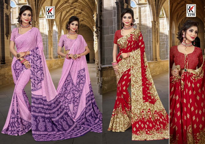 Halla Bol 102 Rennial Casual Daily Wear Renial Printed Saree Collection
