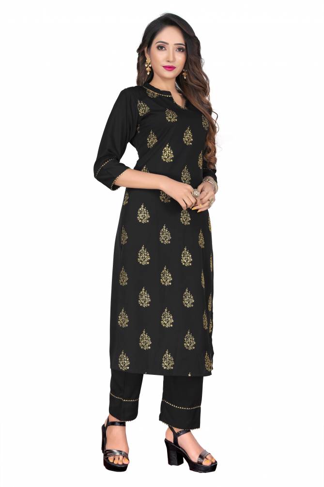 Gng 1118 Latest Casual Daily Wear Lycra Kurti With Bottom Collection
