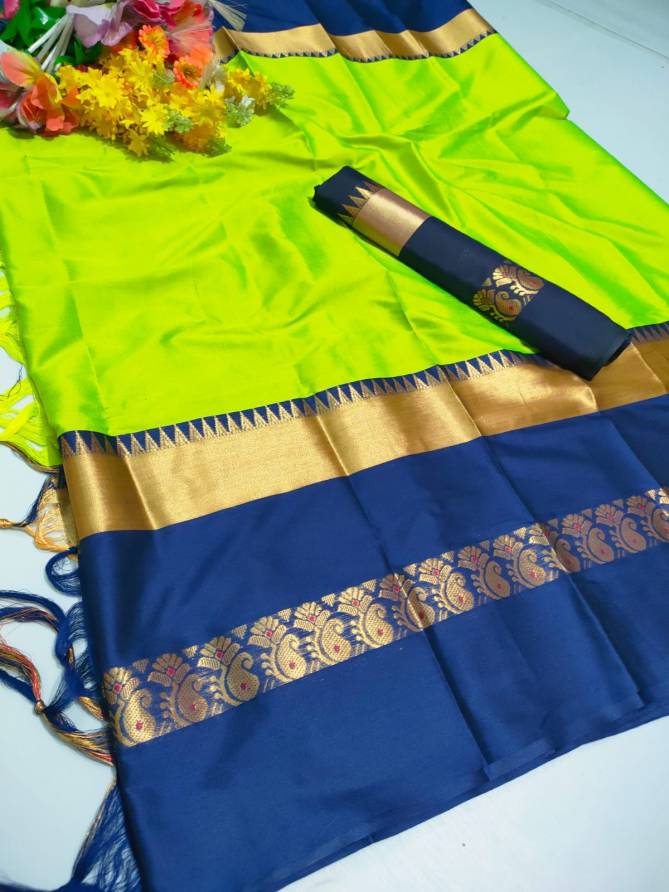 Mango Meena By Hb Cotton Silk Designer Sarees Wholesale Market In Surat