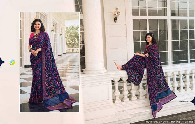 Vinay Sheesha Starwalk 64 Georgette Regular Wear Printed Designer Saree Collection
