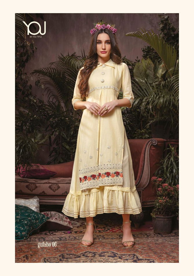 You Gulabo Latest Fancy Designer Festive Party Wear Heavy  Elegant Kurti Collection
