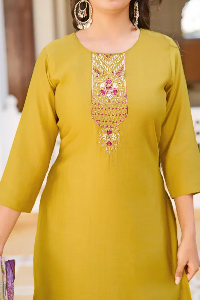 Nisha Vol 2 By An Bazaar Vetigun Kurti With Bottom Dupatta Orders In India