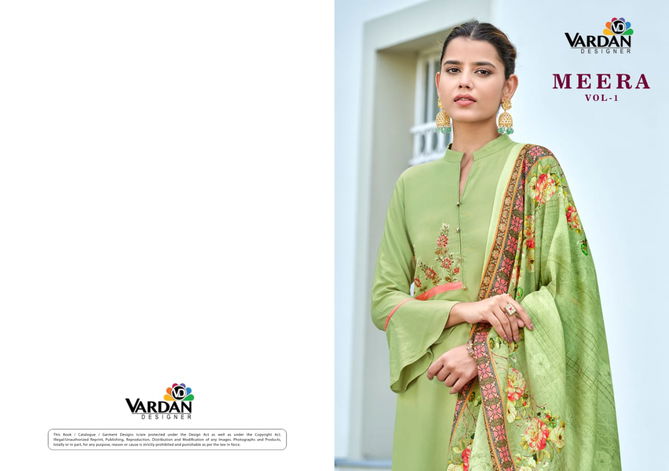 Meera Vol 1 By Vardan Designer 19011 Series Surat Kurti With Bottom Dupatta Wholesale Market