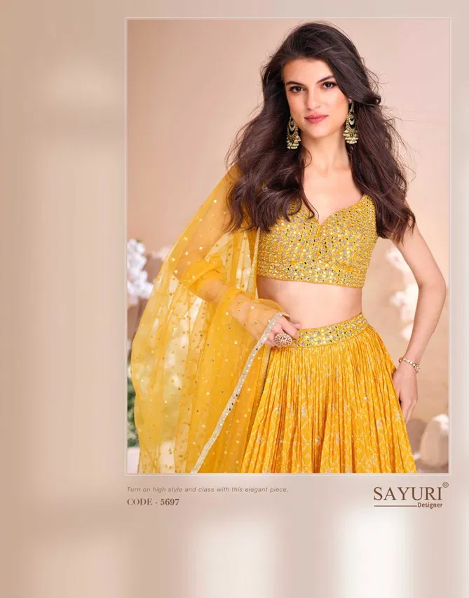 Swayamwar By Sayuri Viscose Jacquard Silk Lehenga Choli Surat Wholesale Market