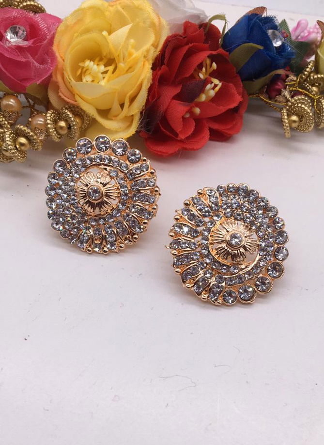 Latest Designer Party Wear Diamond Earring Collection 