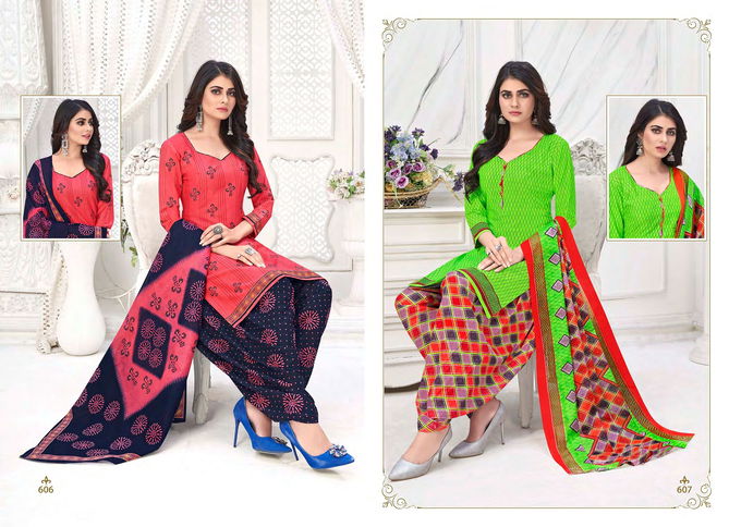 Pragya Patiyala Special 6 Casual Wear Cotton Printed Dress Material Collection
