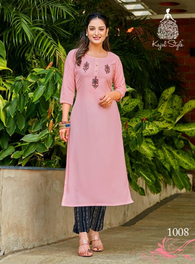 Fashion Dream 1 Kajal Fancy Designer Style Casual Wear Kurtis With Bottom Collection
